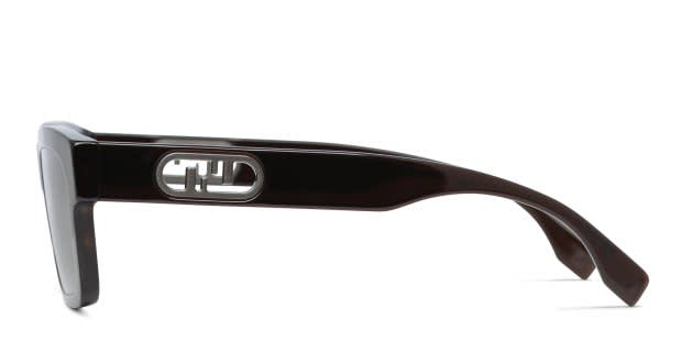 Fendi FE40107I Brown, Tortoise Prescription Sunglasses display picture 1