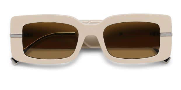 FENDI beige sunglasses Fendi FE40124I Beige Oversized Sunglasses – Designer Daydream main image 2