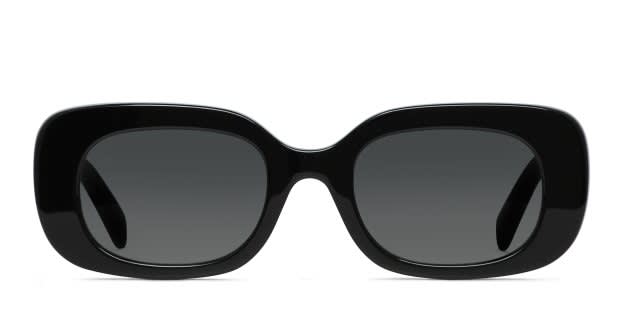 Celine Glossy Black Sunglasses CELINE SUN 213 SUNGLASSES SHINY BLACK/SMOKE NEW SEASON  main image 3