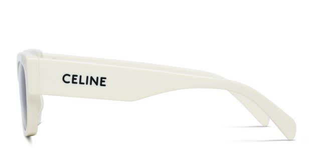 Rare Brand-New Celine White MONOCHROMS CL40197U Sunglasses Celine CL40197U White Prescription Sunglasses main image 2