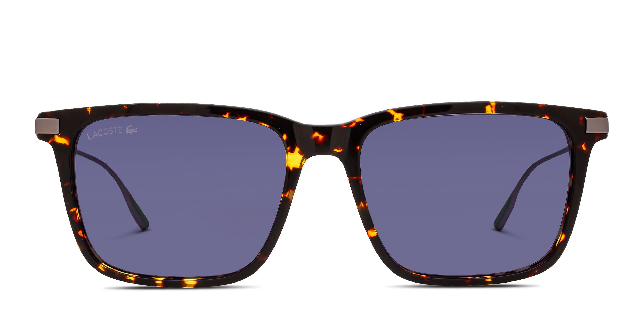 Lacoste L6017S Tortoise, Blue glasses - Tortoise / Blue - Frontal View
