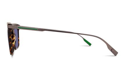 Lacoste L6017S Tortoise, Blue glasses - Tortoise / Blue - Side View