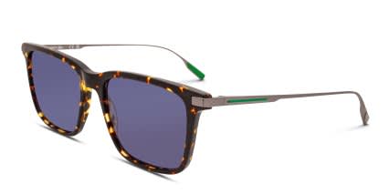 Lacoste L6017S Tortoise, Blue glasses - Tortoise / Blue - Angle View