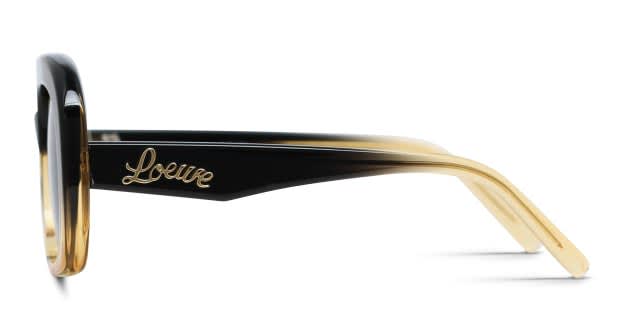 Loewe LW40113U Black, Yellow Prescription Sunglasses
