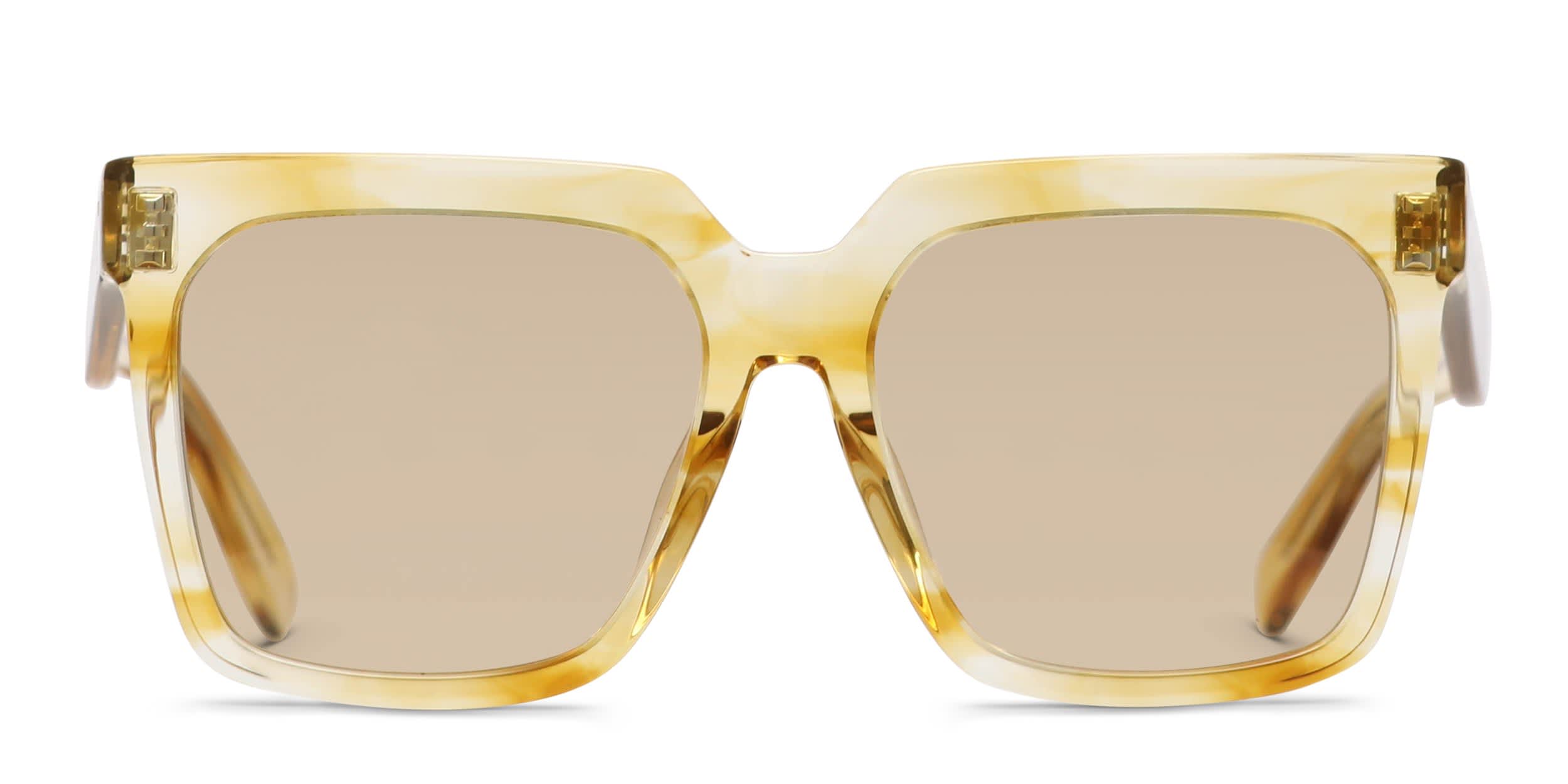 Celine CL4055FN Yellow, Tortoise, Clear glasses - Tortoise / Yellow / Clear - Frontal View