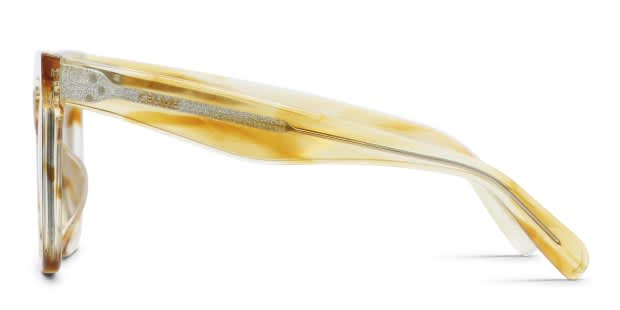 Celine CL4055FN Yellow, Tortoise, Clear Prescription Sunglasses