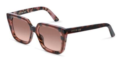 Dior Diormidnight S1I Tortoise, Pink glasses - Tortoise / Pink - Angle View