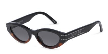 Dior DiorSignature B5I Black, Tortoise glasses - Black / Tortoise - Angle View