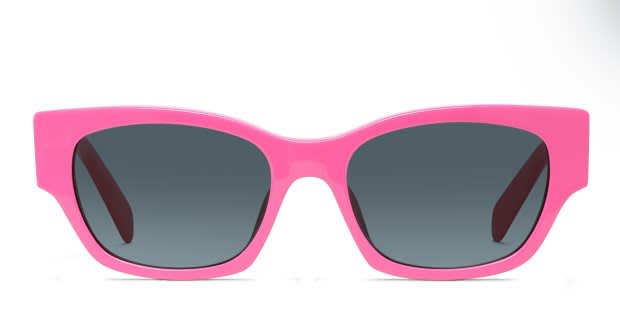 NEW Celine CL40197U 74A Pink Rectangle Full-Rim Sunglasses Celine® CL40197U Cat-Eye Sunglasses - EuroOptica main image 3