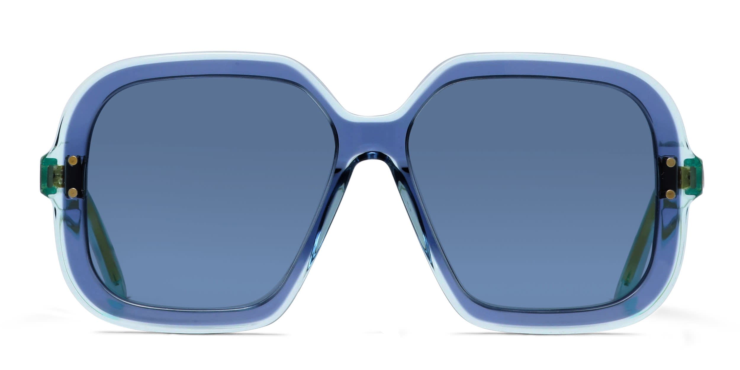 Dior DiorHighLight S1I Blue, Green glasses - Blue / Green - Frontal View