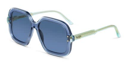 Dior DiorHighLight S1I Blue, Green glasses - Blue / Green - Angle View