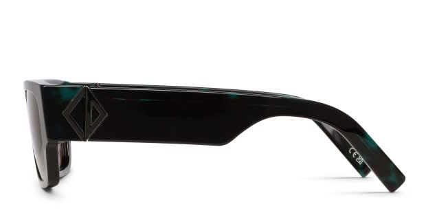 Dior CD Diamond S5I Tortoise, Green Prescription Sunglasses