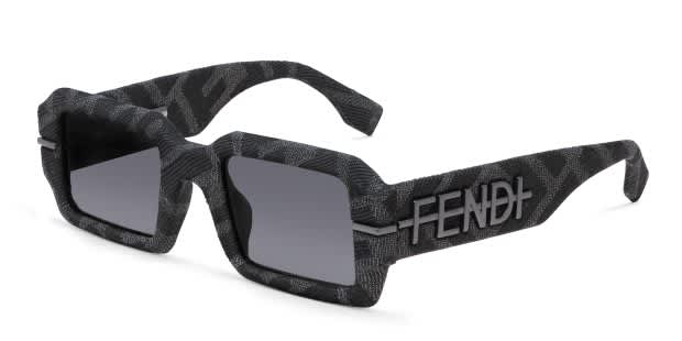 Fendi FE40074U Gray, Tortoise Prescription Sunglasses
