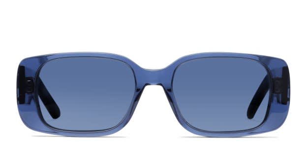 【訳あり品】DIOR HOMME 0222S DOH/2A ブルーレンズ Dior WilDior S2U Blue Prescription Sunglasses