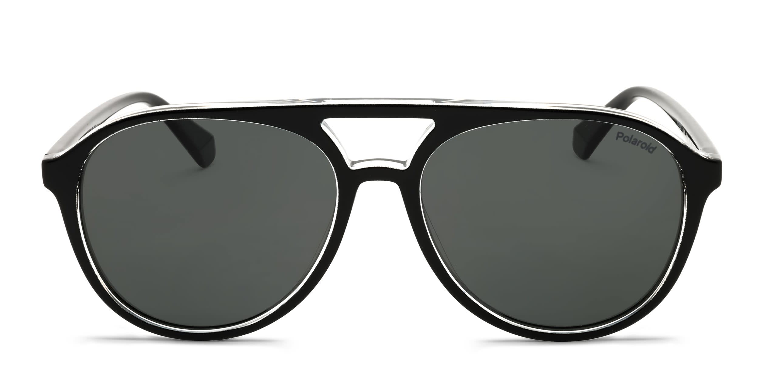 Polaroid PLD4162/S Black, Gray glasses - Black - Frontal View