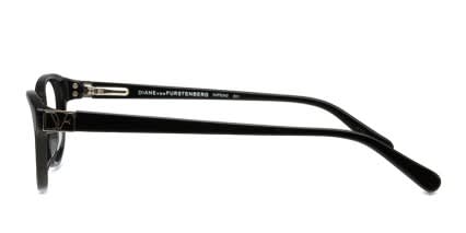 Diane Von Furstenberg DVF5042 Black glasses - Black - Side View