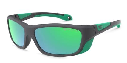 Demetz Natice Kids Gray, Green glasses - Gray / Green - Angle View