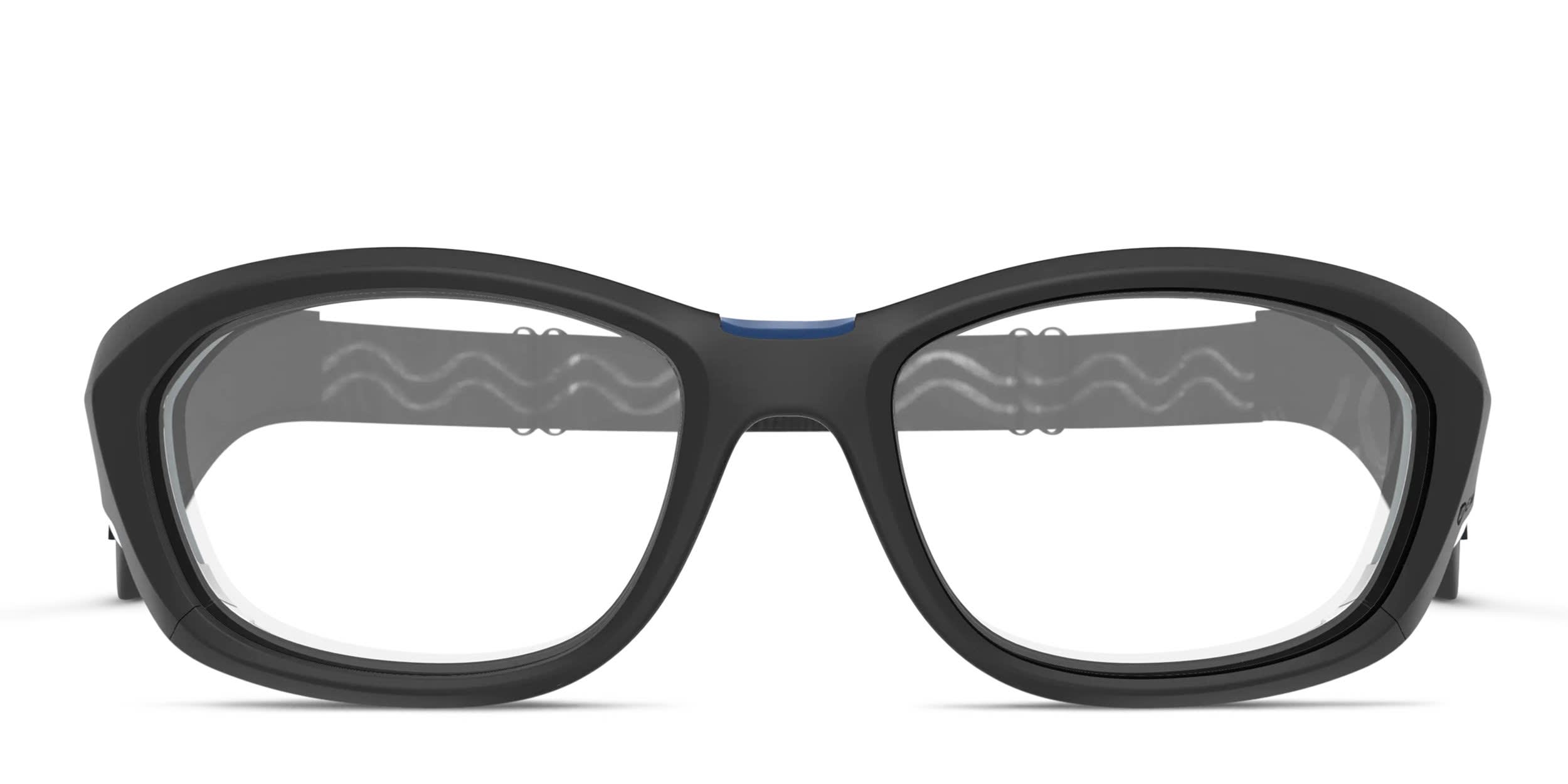 Demetz Smash Matte Black, Blue glasses - Matte Black / Blue - Frontal View