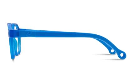 Demetz Chap Kids Blue, Clear glasses - Blue - Side View