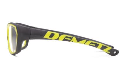 Demetz Softness R Black, Yellow glasses - Black / Yellow - Side View