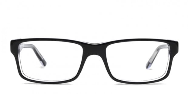 Ray Ban RX5245 Black Clear Eyeglasses Includes FREE Rx Lenses