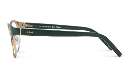Chloe CE2105 Green w/Gold NA glasses - Green - Side View