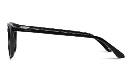 Amelia E. Laura Shiny Black glasses - Shiny Black - Side View