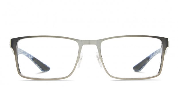 Ray Ban 8415 Silver w Blue Prescription Eyeglasses