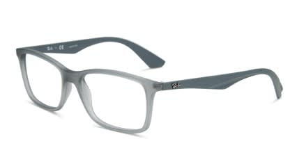 Ray-Ban RX7047 Gray glasses - Gray - Angle View