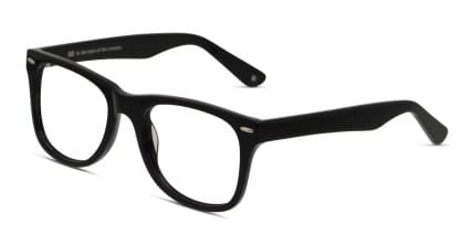 Muse M Classic Shiny Black glasses - Shiny Black - Angle View