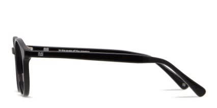 Muse M8071 Shiny Black glasses - Shiny Black - Side View