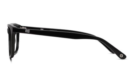 Muse M3205 Shiny Black glasses - Shiny Black - Side View