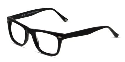 Muse Webb Shiny Black glasses - Shiny Black - Angle View