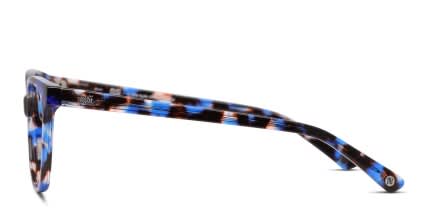 Muse Marlene Blue, Tortoise glasses - Blue / Tortoise / Multicolor - Side View