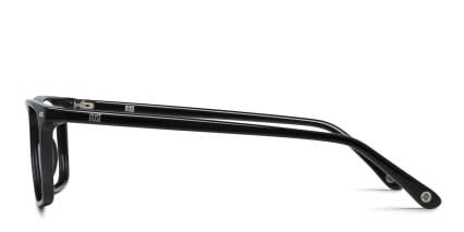 Muse Elle Shiny Black glasses - Shiny Black - Side View