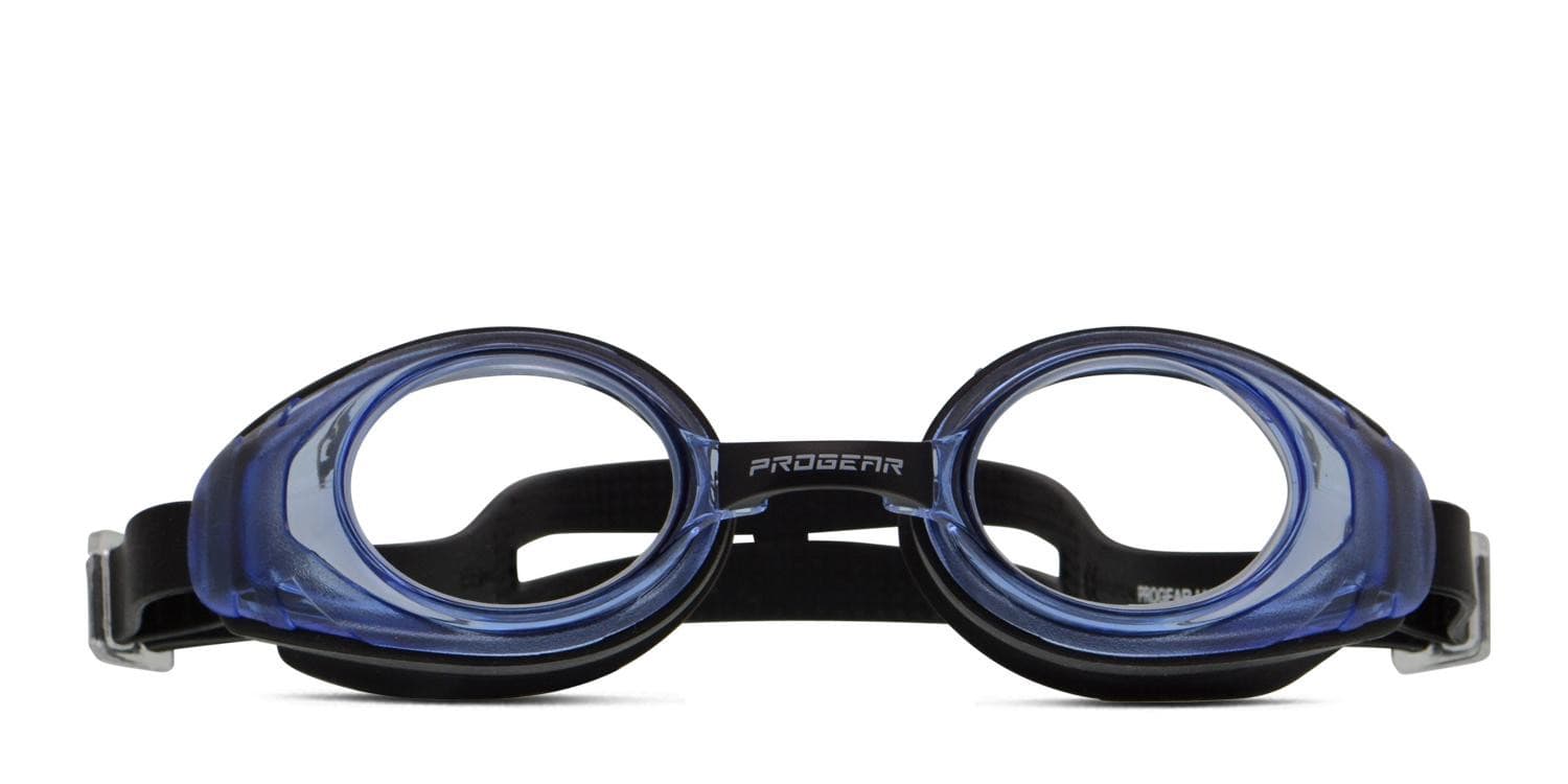 Progear HSV-1302 Swimming Goggles Blue, Clear, Black glasses - Blue / Clear / Black - Frontal View