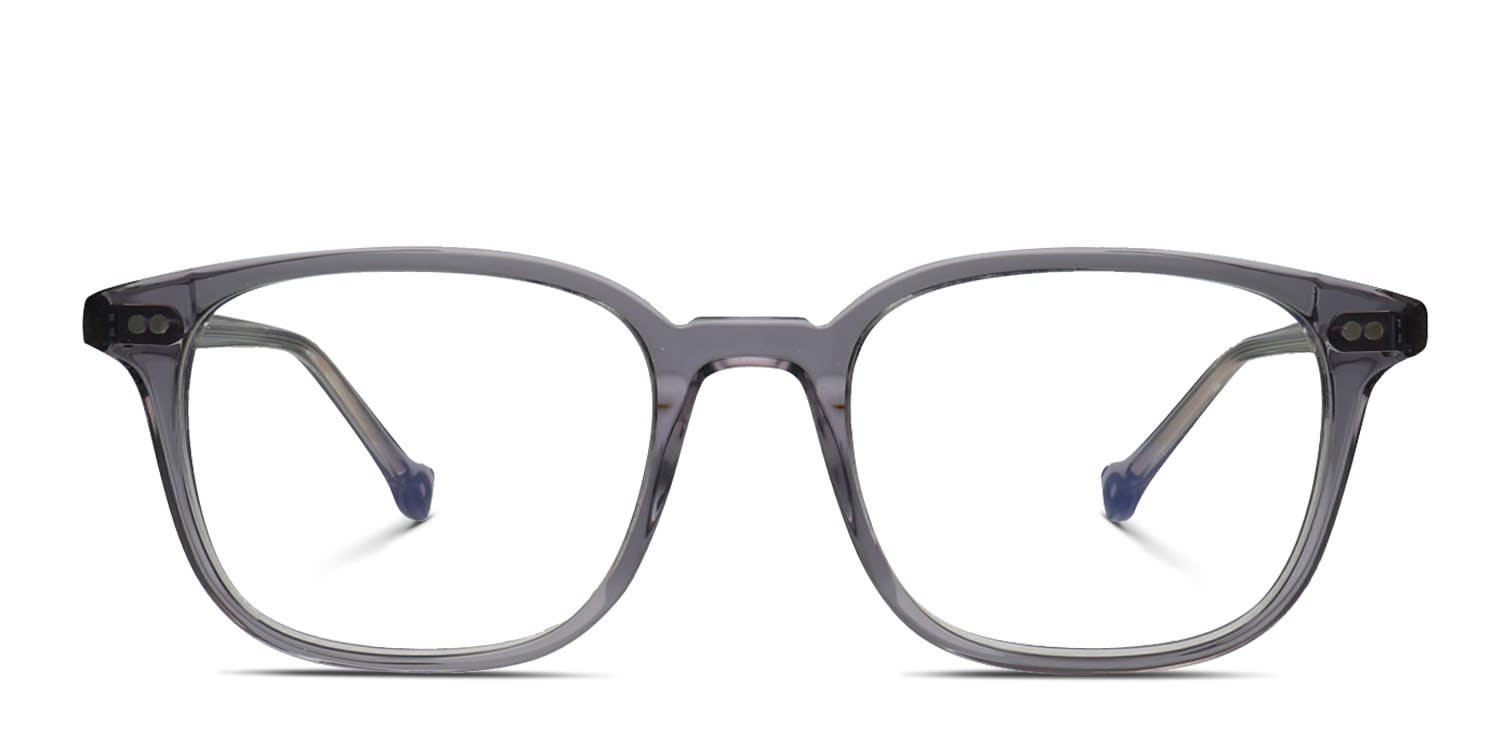Belvie Cullen Gray, Clear glasses - Gray / Clear - Frontal View