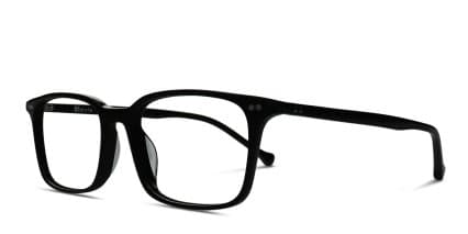 Belvie Henri Shiny Black glasses - Shiny Black - Angle View