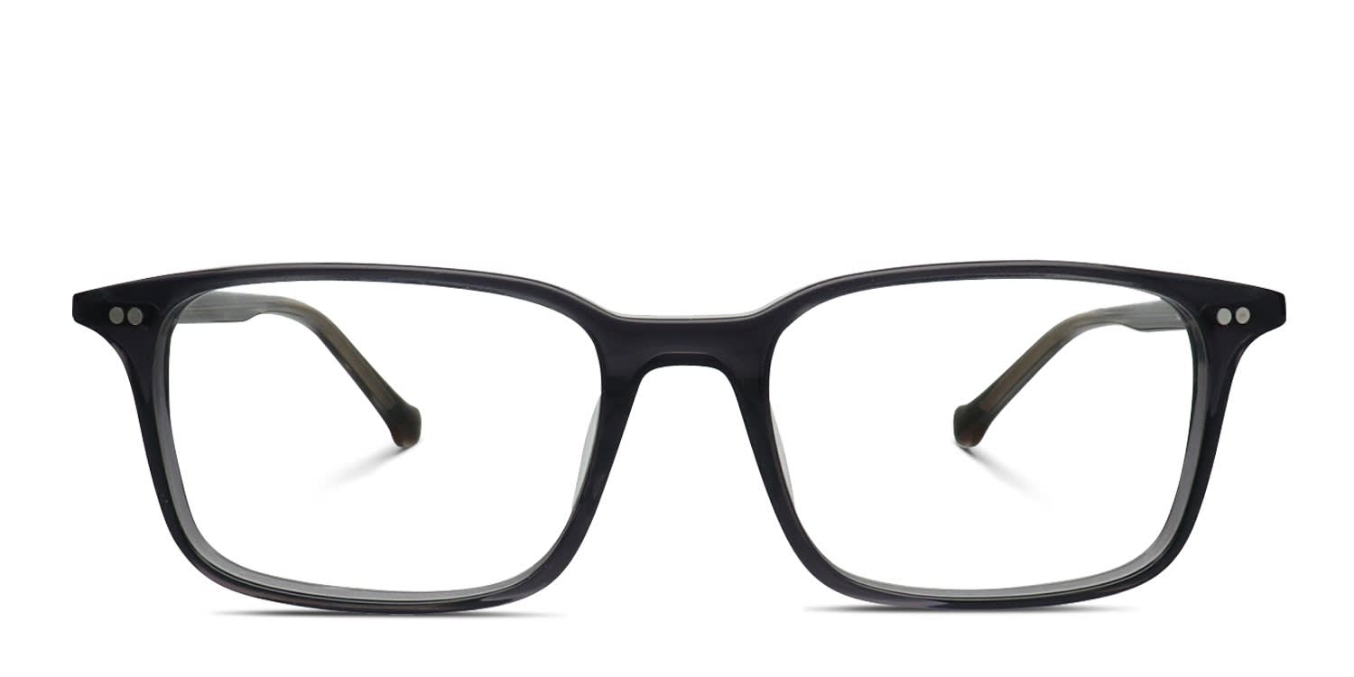 Belvie Henri Gray glasses - Gray - Frontal View