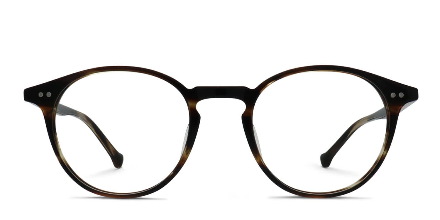 Belvie Pierre Brown, Tortoise glasses - Brown / Tortoise - Frontal View