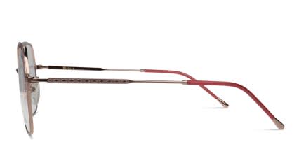 Belvie Alice Pink, Rose Gold glasses - Rose Gold - Side View