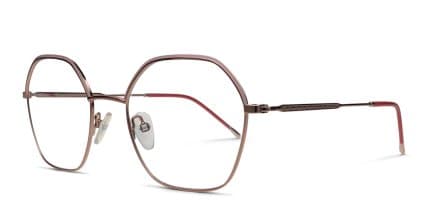 Belvie Alice Pink, Rose Gold glasses - Rose Gold - Angle View