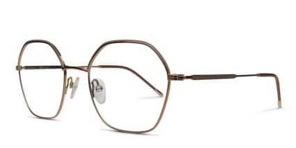 Belvie Alice Gold, Beige glasses - Gold / Beige - Angle View