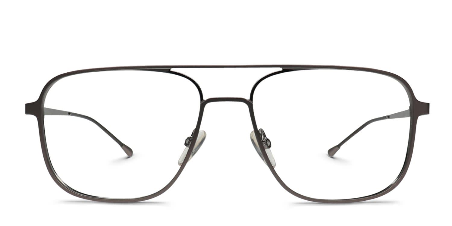 Belvie Antoine Gunmetal, Silver glasses - Gunmetal / Silver - Frontal View