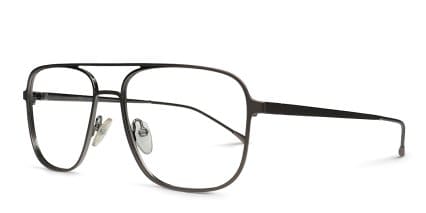 Belvie Antoine Gunmetal, Silver glasses - Gunmetal / Silver - Angle View
