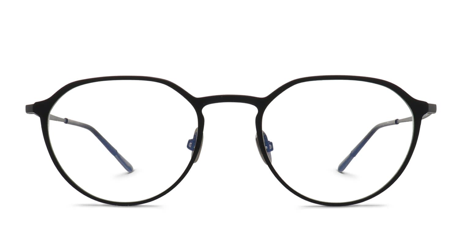Belvie Lucas Black glasses - Black - Frontal View