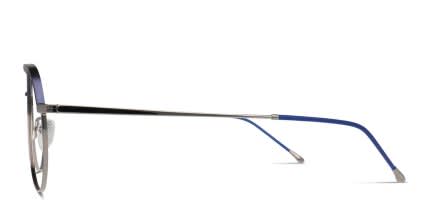Belvie Lavern Blue, Gunmetal glasses - Blue / Gunmetal - Side View