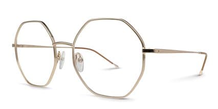 Belvie Manon Gold glasses - Gold - Angle View