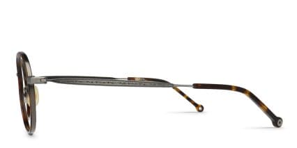 Belvie Mehdi Tortoise, Silver glasses - Tortoise / Silver - Side View