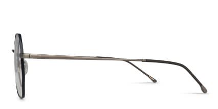 Belvie Michon Blue, Gunmetal glasses - Blue / Gunmetal - Side View